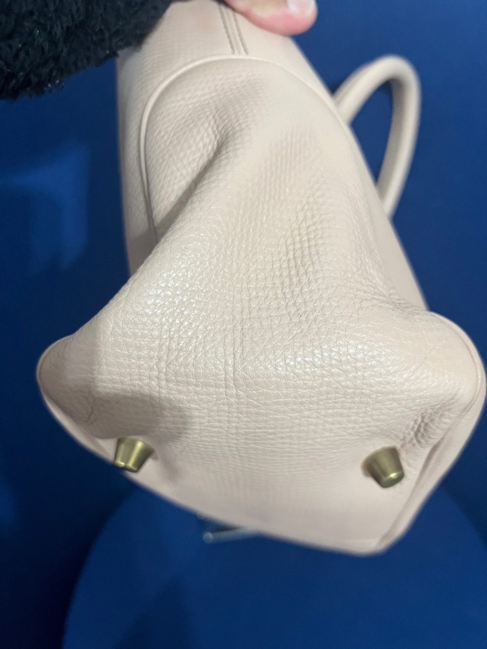 Authentic Celine Leather Tote Handbag in blush color made in italy - Picture 7 of 11